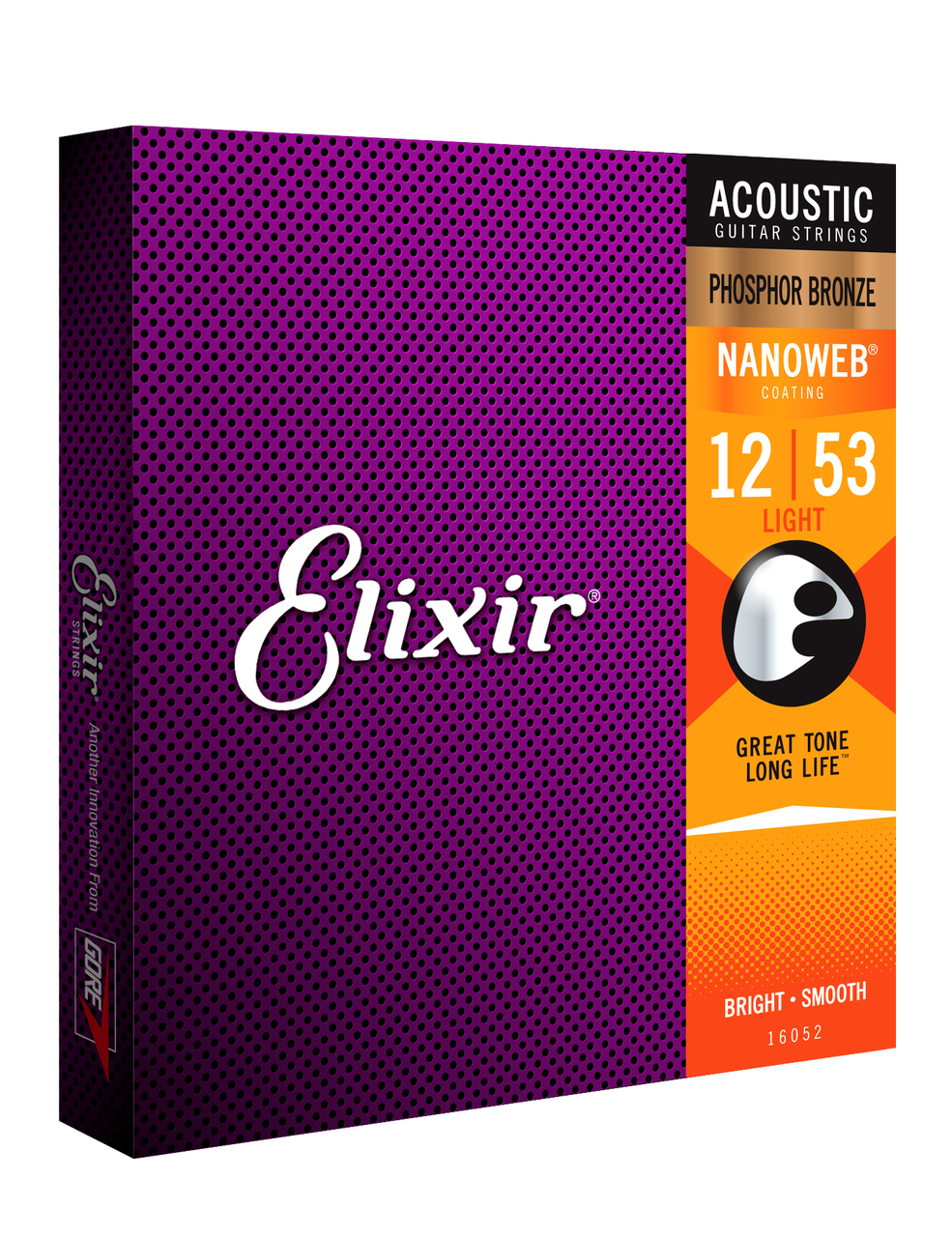 elixir 16052 nanoweb phosphor bronze light 12 53